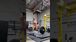 Deadlifts 275 x 7 #powerlifting