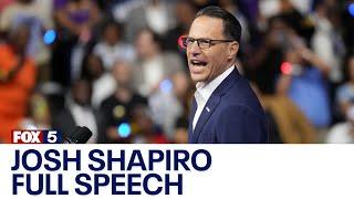 Josh Shapiro full speech at Harris-Walz rally: 'I ain't going back'