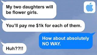 【Apple】SIL demands money for her daughters to be flower girls in my wedding.