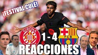 REACCIONES Y LLOROS A LA GOLEADA DEL FC BARCELONA SOBRE EL GIRONA | ¡SHOW DEL BARÇA!