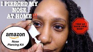 DIY Nose Piercing| Amazon Nose Piercing Kit| Easy & Painless