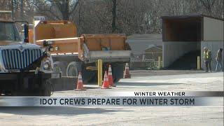 IDOT crews prepare for upcoming winter storm