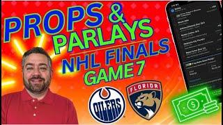 Props & Parlays Today | NHL Stanley Cup Finals Game 7 Props | Oilers vs Panthers Player Props | 6/24