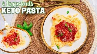 Keto Pasta Recipe (Just 2 ingredients!)