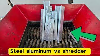 Aluminum Steel vs Shredder