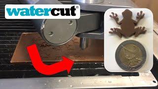 How to cut a chocolate frog with water??