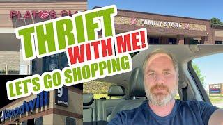 Let's Go Shopping! Full time reseller thrifting trip for items to sell on Ebay! Thrift Haul