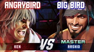 SF6 ▰ ANGRYBIRD (Ken) vs BIG BIRD (Rashid) ▰ High Level Gameplay