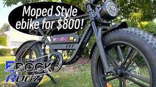 Super73 Moped Style Ebike under $800! | WINDONE K2 Urban Commuter Ebike First Impressions!