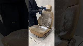 Dirty car seat cleaning #dirtycar #carwash #detailing