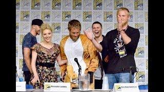 FUNNY! Travis Fimmel (Ragnar) Crashes 'VIKINGS' Comic-Con Panel in Kangaroo Costume