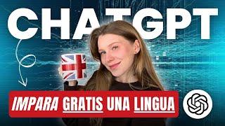 impara lingue gratis con chatgpt | i migliori prompt