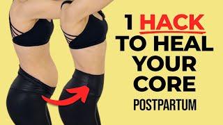Heal Your Core FASTER After Pregnancy With This HACK!