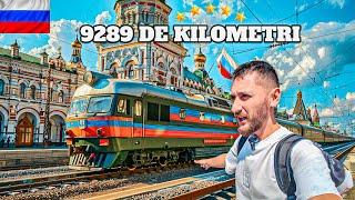 Am LUAT TRANSIBERIANUL in RUSIA:Cum arata 'CLASA I' in cel mai LUNG TREN din LUME? 1/2