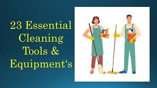 Cleaning Tools | Cleaning Equipment's | Housekeeping Cleaning Supplies | Home & Hotel Cleaning |