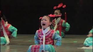 funny Children's Day | The little girl was sad, but she still finished her dance brilliantly