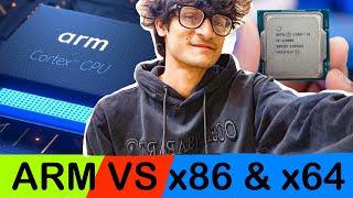 Arm explained (compared to x86 & x64 processors)