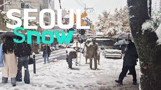 Seoul Snow Walk, heaviest November snow in 100 years | Korea Travel