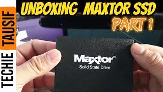 Maxtor Z1 SSD Unboxing  | Techie Tausif