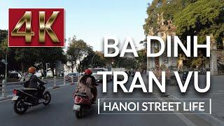 [HANOI STREET LIFE - 4K VIDEO] BA ĐÌNH - HỒ TRÚC BẠCH - TRẤN VŨ)  DJI Osmo Pocket 2 - Phần #1