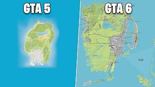 The GTA 6 Map is HUGE! - Map Analysis