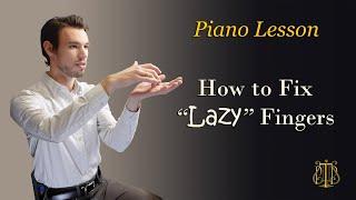 Piano technique: how to fix "Lazy Fingers" and play mozart piano sonata