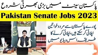 Senate of pakistan jobs 2023,  Senate Secretariat islamabad jobs 2023: