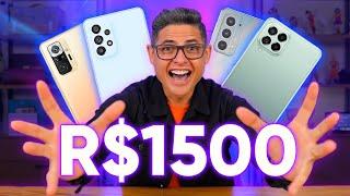 TOP 4 SMARTPHONES NA FAIXA DE R$1500 REAIS PARA COMPRAR NESSA BLACK FRIDAY 2022!