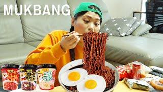 Pororo TTeokbokki Nouilles Noires Mukbang DONA