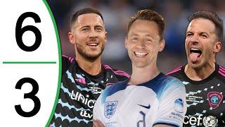 Soccer Aid 2024 - England XI vs World XI Highlights | HAZARD, USAIN BOLT, DEL PIERO, TOM HIDDLESTON