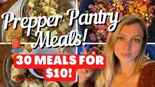 Prepper Pantry Meals | Extreme Budget Challenge | Frugal Family Life | Mountain Momma Living