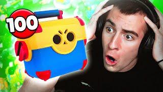 APRO 100 MEGA BOX SU BRAWL STARS E TROVO.. (SENZA SENSO)