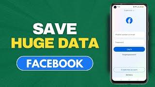 How To Save Data On Facebook App | Facebook Data Saver Setting