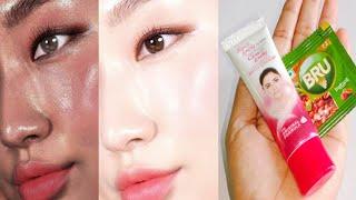 Instant skin whitening Fair&lovely and Bru coffee face pack | Skin whitening cream