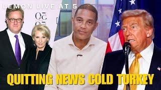 Lemon LIVE at 5 | QUITTING NEWS COLD TURKEY - November 25th, 2024