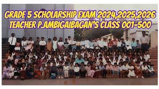 "Grade 5 Scholarship Exam 2023 Part 1 Answers for Parents By Teacher P.Ambigaibagan".