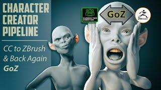 02 Character Creator to ZBrush & Back, Updating Proportions and Customizing your Character with GoZ!