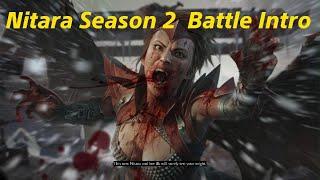 Mortal Kombat 1 Nitara season 2 Battle Intro