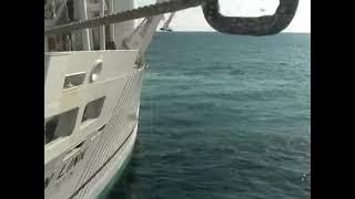 3/11/2011 Earthquake hits boat CCTV (Stabilized)