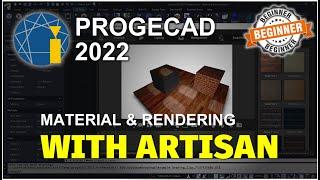 ProgeCAD 2022 Material And Rendering Basic Tutorial For Beginner