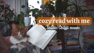 read with me  30 min real-time & relaxing Studio Ghibli music 