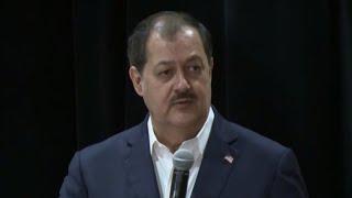 West Virginia Senate candidate Don Blankenship addresses supporters after conceding