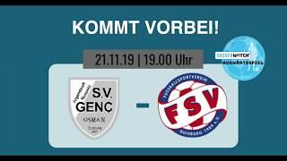 Das soccerwatch.tv-Auswärtsspiel beim SV Genc Osman Duisburg!