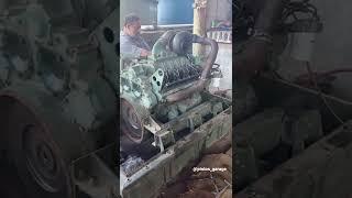 Motor Detroit Diesel V8 funcionando depois de quase 20 anos parado! / Detroit Diesel V8 Engine