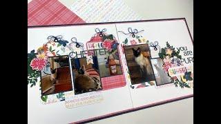 Scrapbook Layout # 325/Double Page (Mercy Tiara Kits/Sunshine)