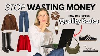 How To Shop Quality Basics (Best Brands For High Quality Clothing)