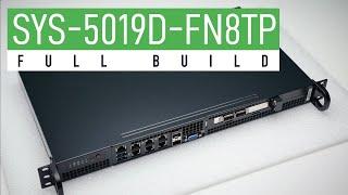 SYS-5019D-FN8TP | Supermicro Mini-1U Full Build