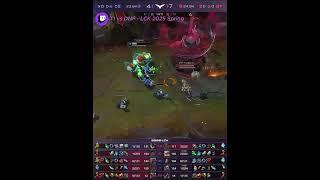 T1 Doran Solo kill - T1 vs DNF - LCK Spring 2025 Highlights