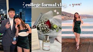 university winter formal vlog + grwm | dress/suit shopping, nails, etc.️