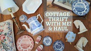 English Cottage Thrift with Me ~ Thrifting for Home Decor & Styling & Haul